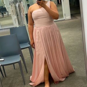 David’s Bridal Bridesmaid dress! Blush dress!